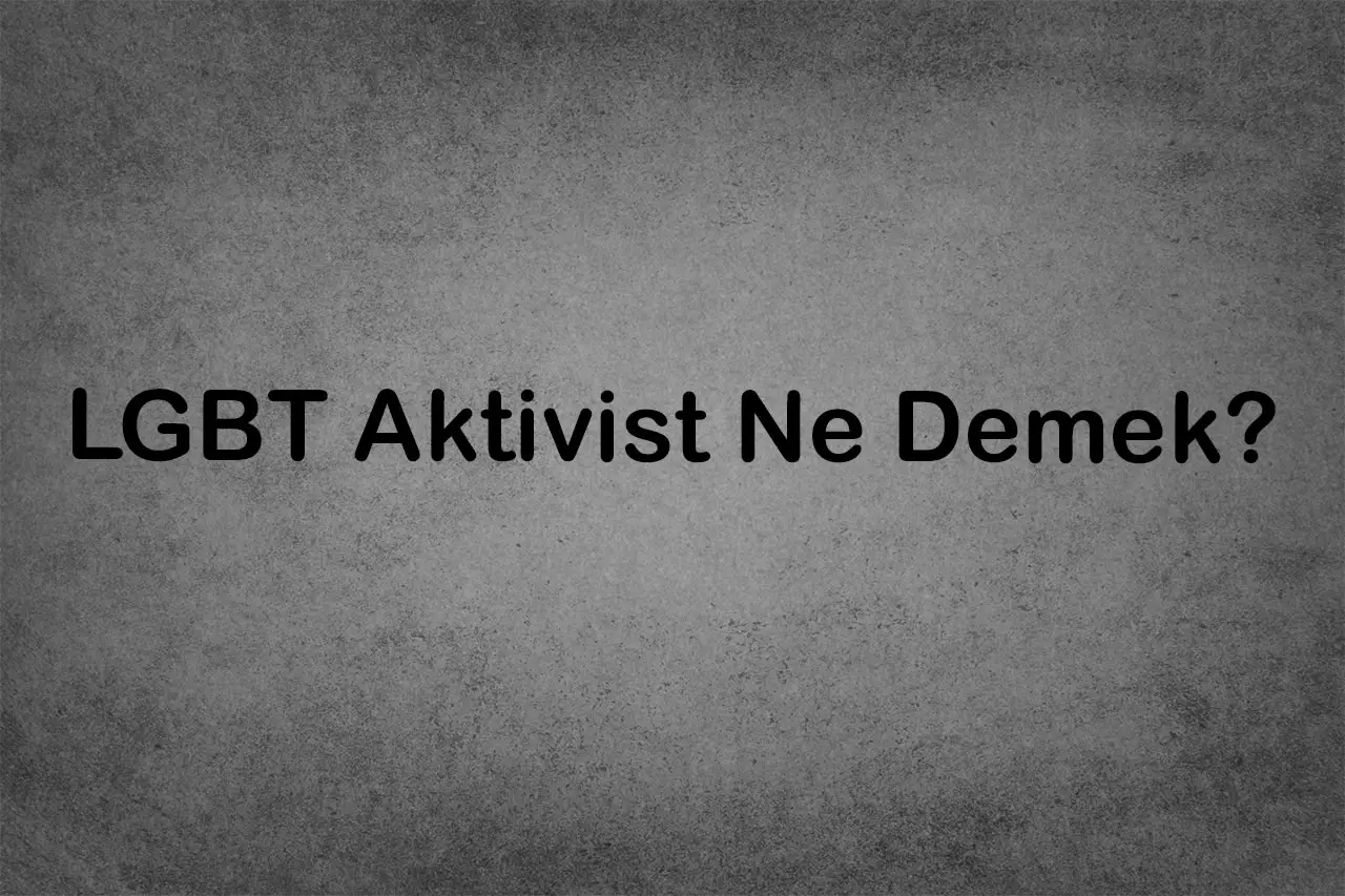 LGBT Aktivist ne demek? LGBT Aktivistleri Ne İş Yapar?