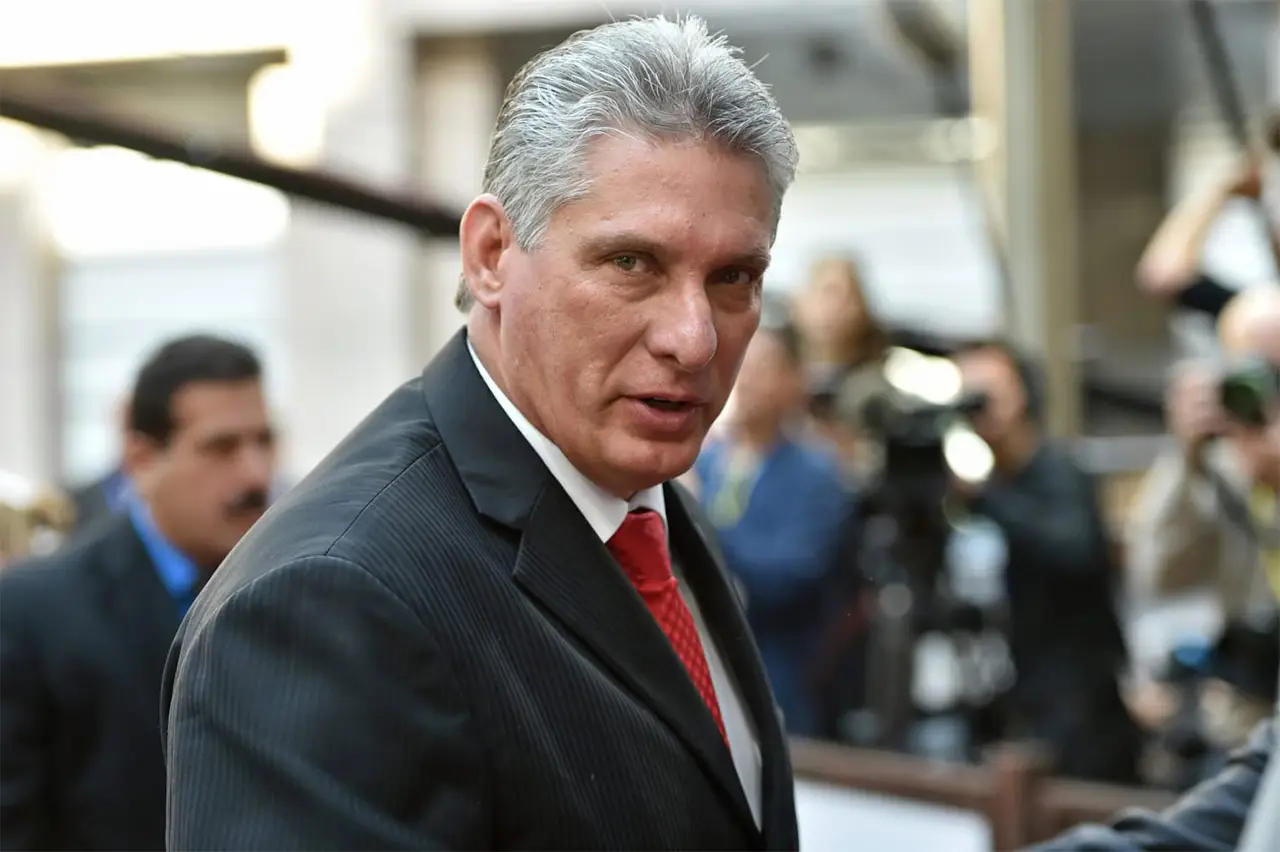 Küba Devlet Başkanı Miguel Diaz-Canel