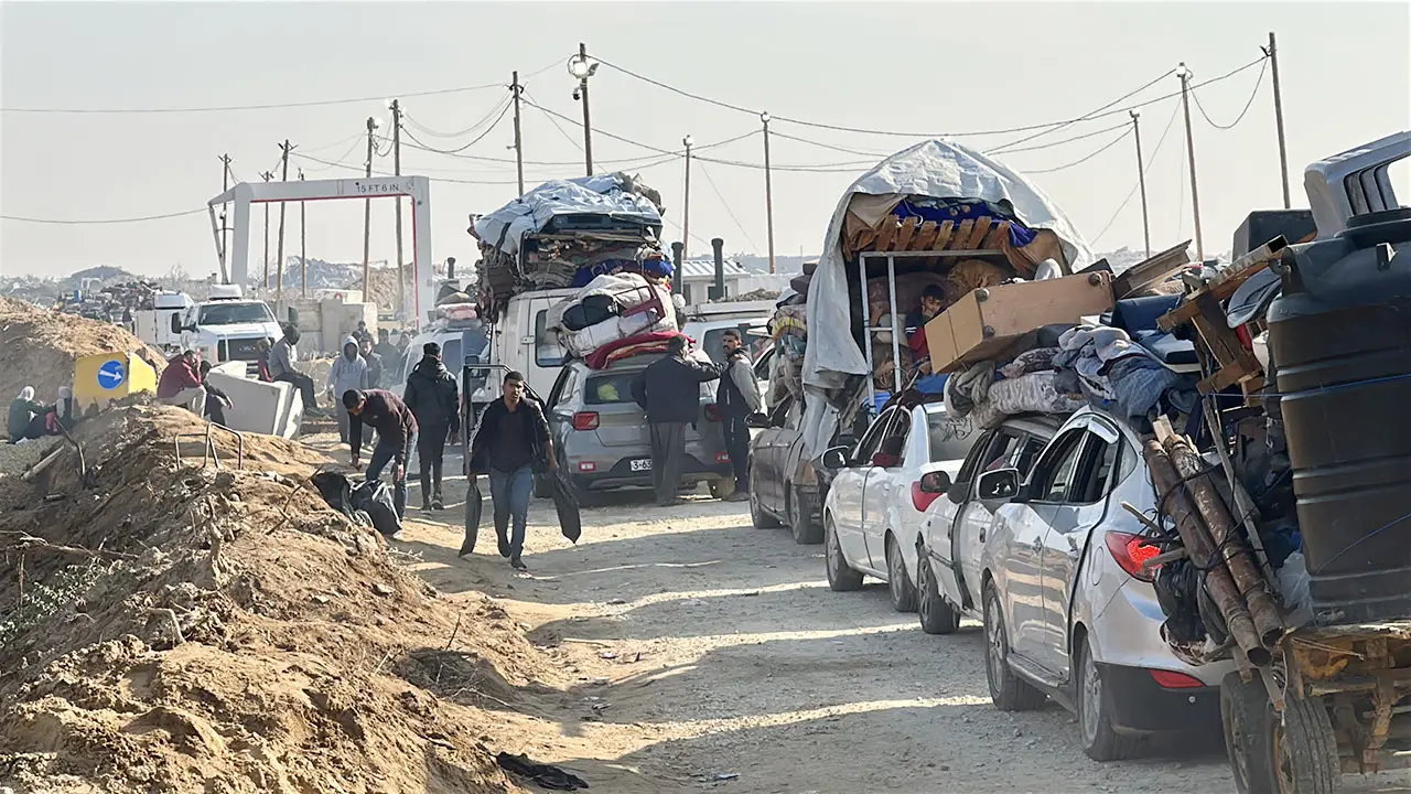 376 binden fazla Gazzeli, Gazze'nin kuzeyine döndü