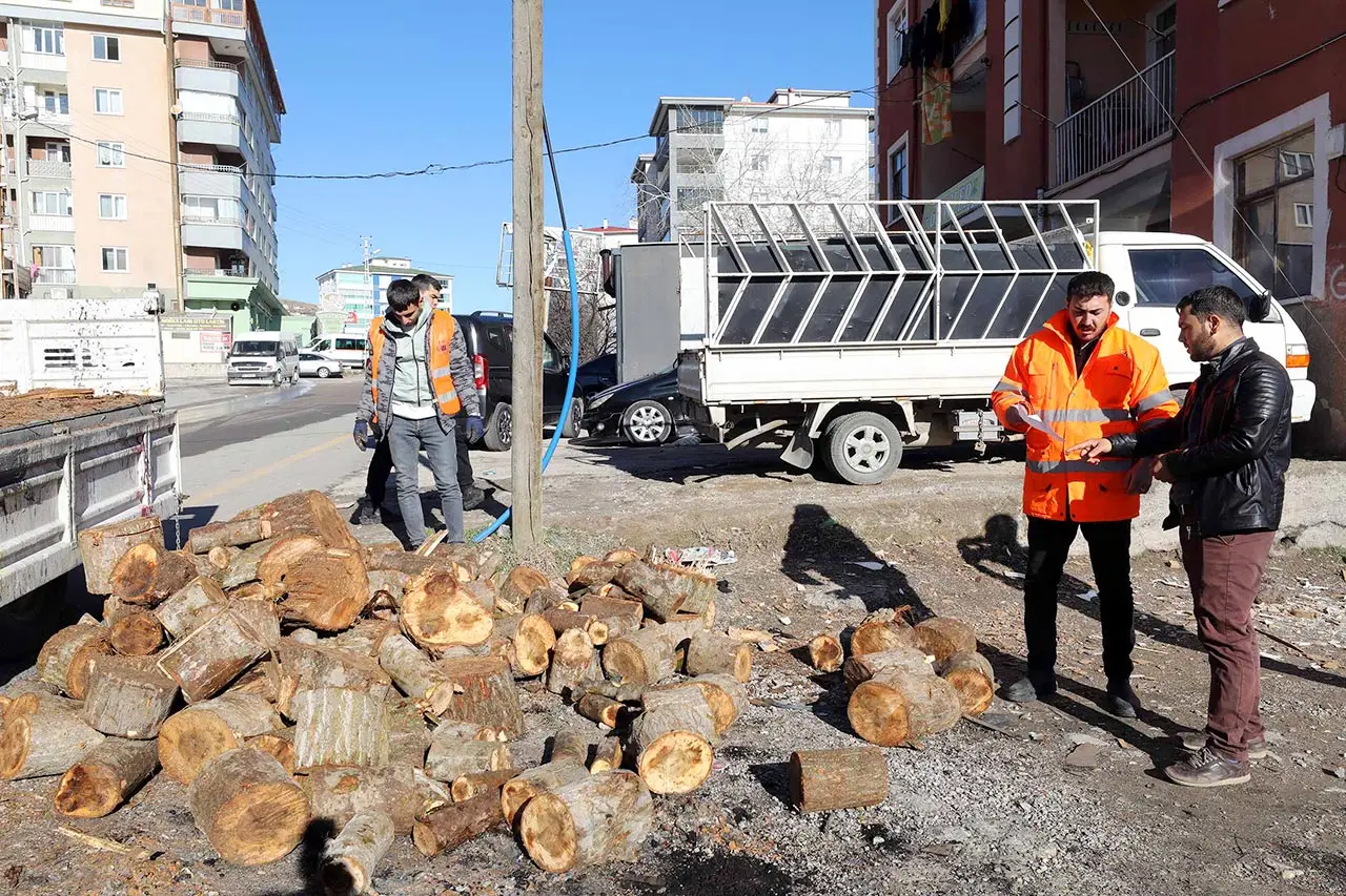 Yenimahalle’de budama çalışmaları ısınma yardımına dönüşüyor