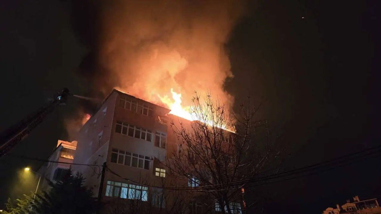 Tekirdağ'da korkutan yangın... 6 kişi hastanelik oldu...