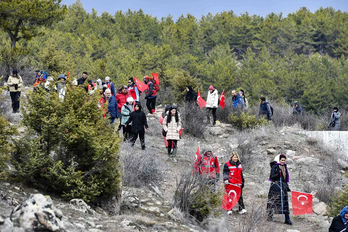 Güdül yaylasında doğa yürüyüşü