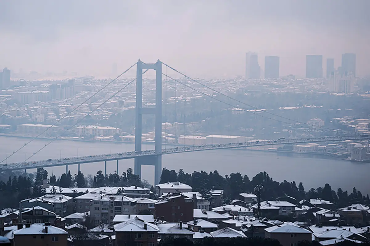 İstanbul buz kesti... Sıcaklık sıfırın altında...