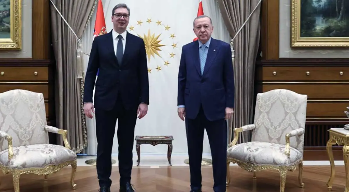 Cumhurbaşkanı Erdoğan,Vucic ile görüştü