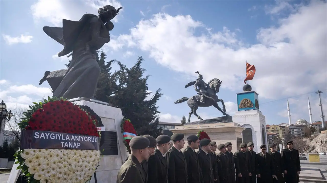 Ankara'da Hocalı Katliamı'nda hayatını kaybedenler için anma...