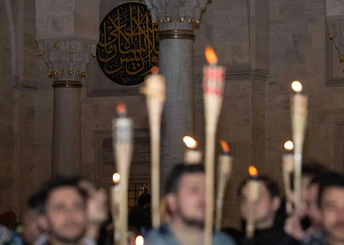 Ramazana başlangıç Ankara'da fener alayı ile kutlandı