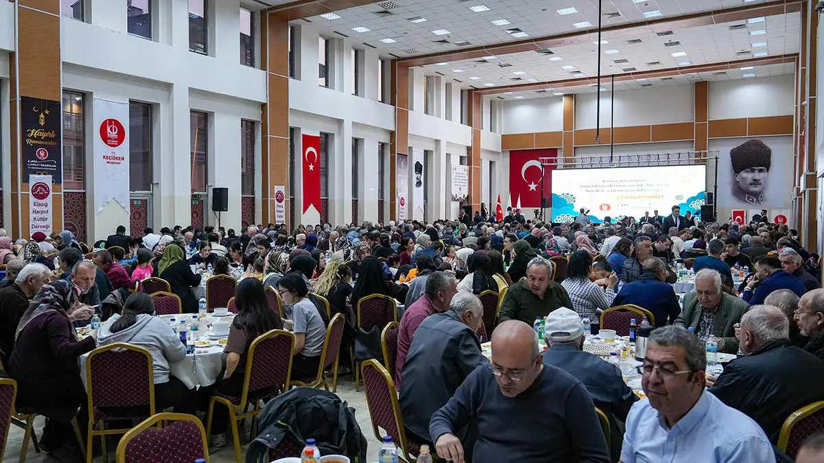 Elazığ, Malatya, Tunceli ve Erzincan dernekleri Keçiören’de iftarda