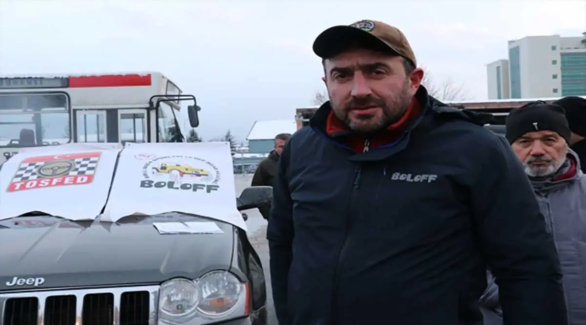 Bolu’da spor kulübü başkanının başına çeki demiri isabet etti