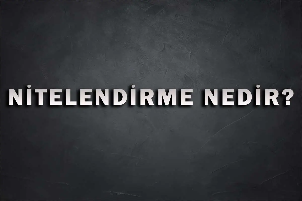 Nitelendirme Nedir?
