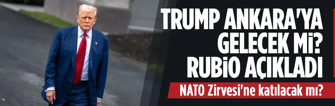 Trump Ankara’daki NATO Zirvesi’ne katılacak