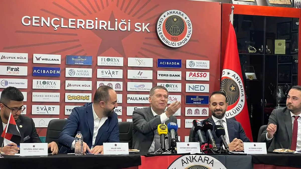 Başkan Çakmak Gençlerbirliği'nin borcunu açıkladı