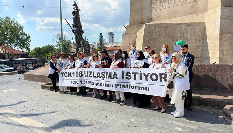 IBAN mağdurları Ankara’da hukuki taleplerini duyurdu