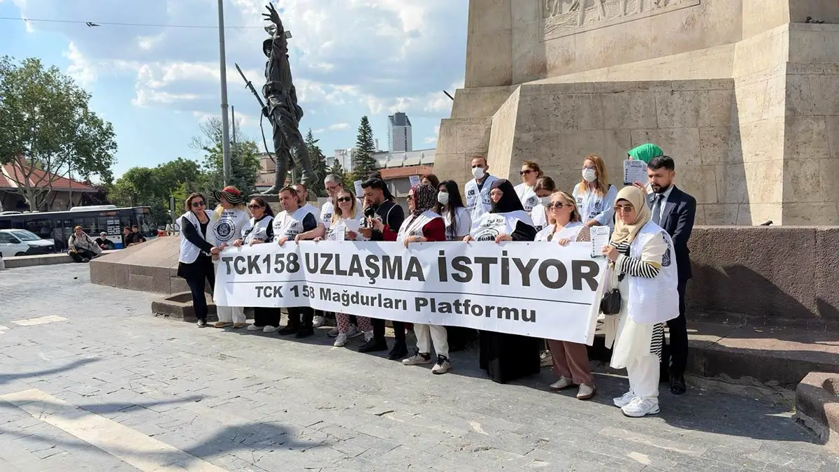 IBAN mağdurları Ankara’da hukuki taleplerini duyurdu