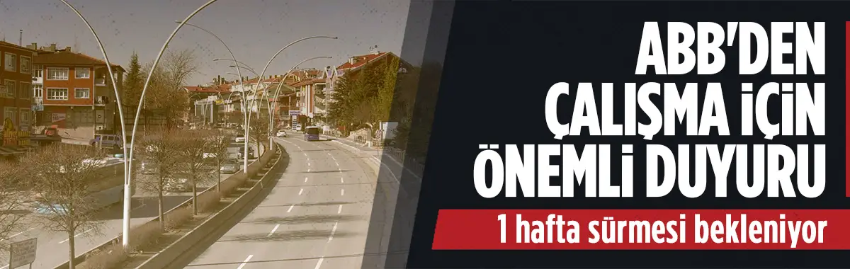 ABB'den Aydınlıkevler'de asfalt çalışması için duyuru...