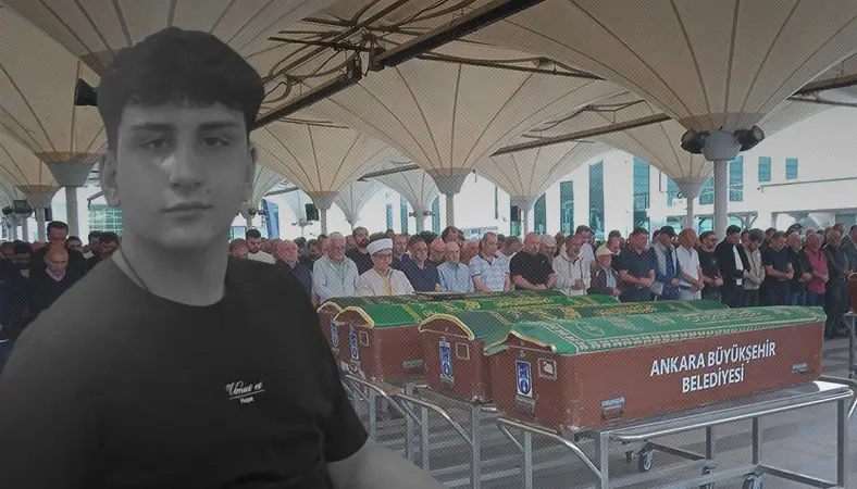 Ankara'da akranı tarafından öldürülen Kayra Ataman toprağa verildi