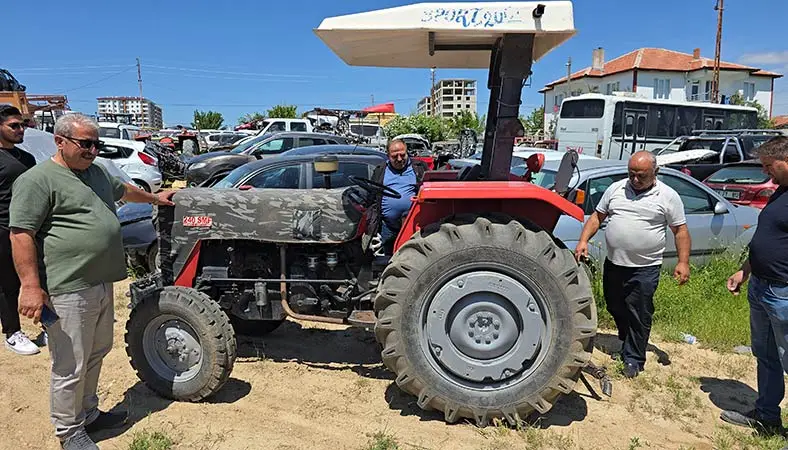 17 yıl önce Ankara’da çalınan traktör Yozgat’ta bulundu