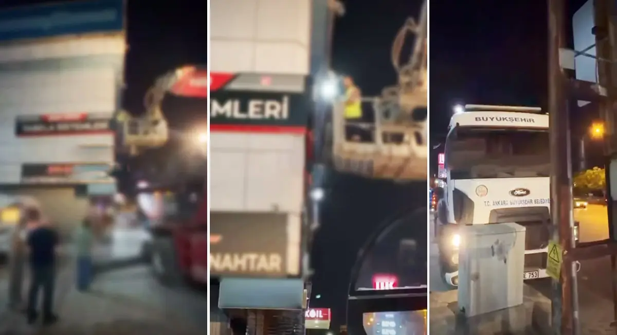 ABB ekipleri yönetmeliğe aykırı tabelaları söküyor: Vatandaş ikiye bölündü