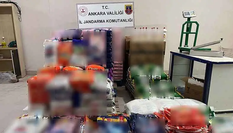 Başkentte tonlarca sahte deterjan yakalandı