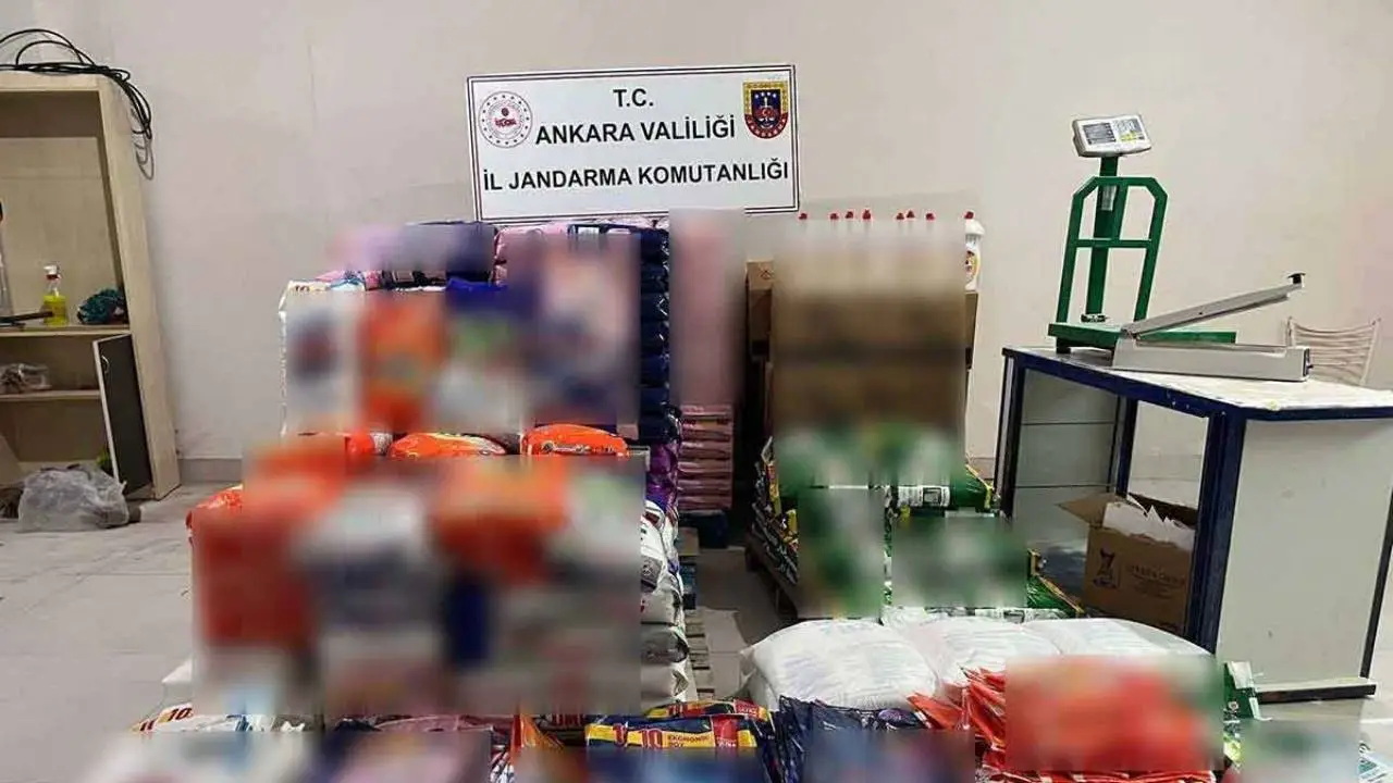 Başkentte tonlarca sahte deterjan yakalandı