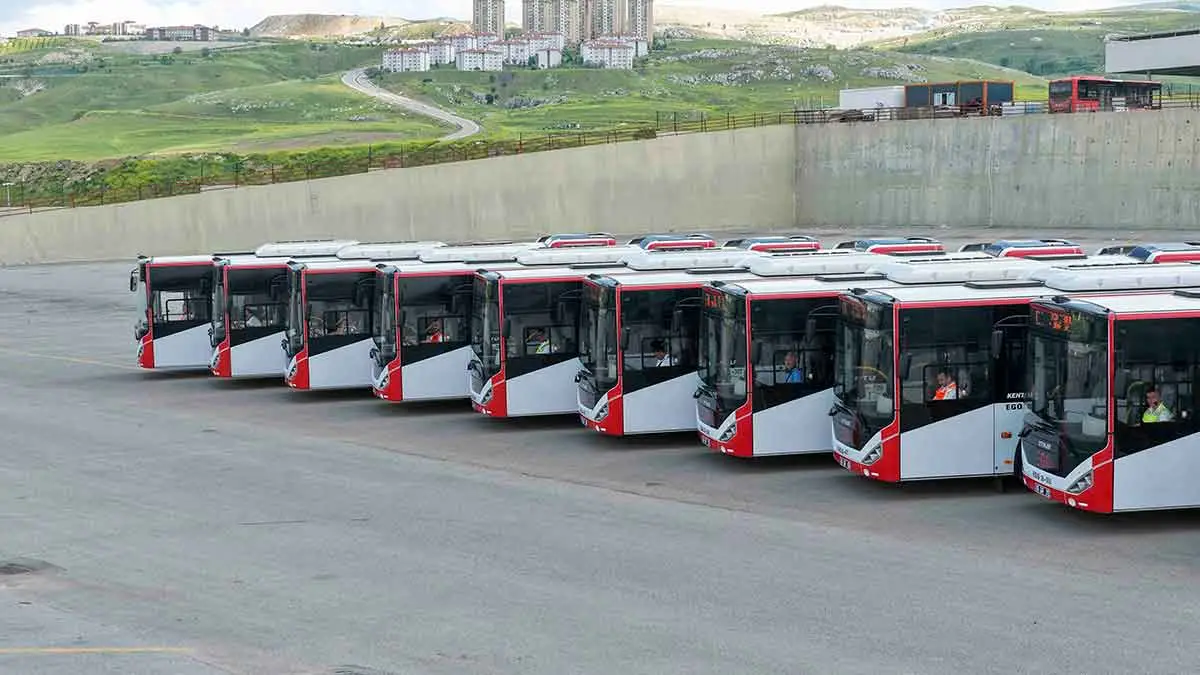 Ankara'da otobüs sayısı artmaya devam ediyor