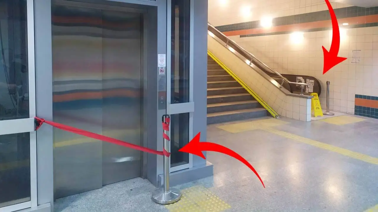 Ankara metrosunda engelli asansörü ve merdiven arızası krizi