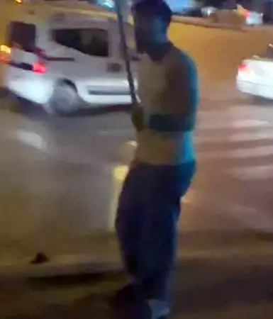 Silahlı kavga kamerada