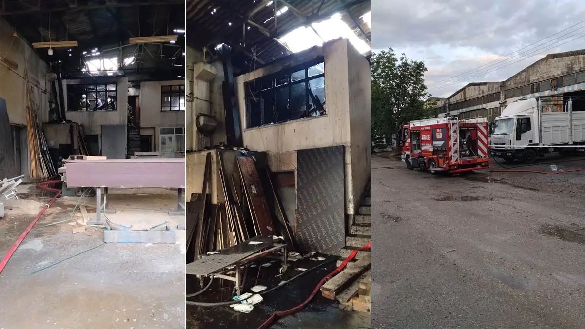 Beypazarı Marangozlar Sanayi Sitesi’nde yangın söndürüldü