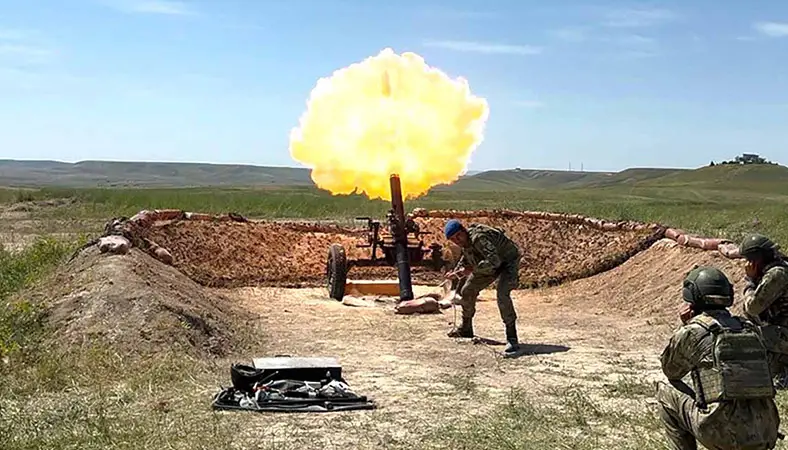 Polatlı'da ağır silah atış eğitimi