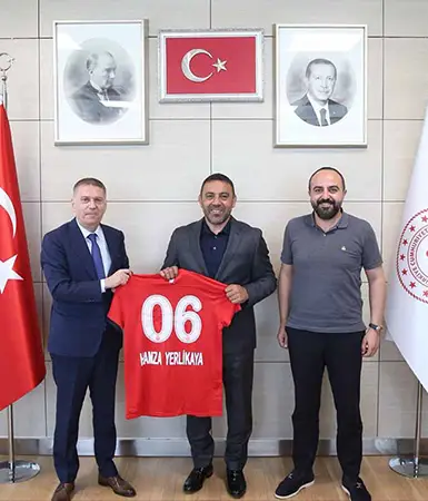 Gençlerbirliği'nden Hamza Yerlikaya'ya ziyaret