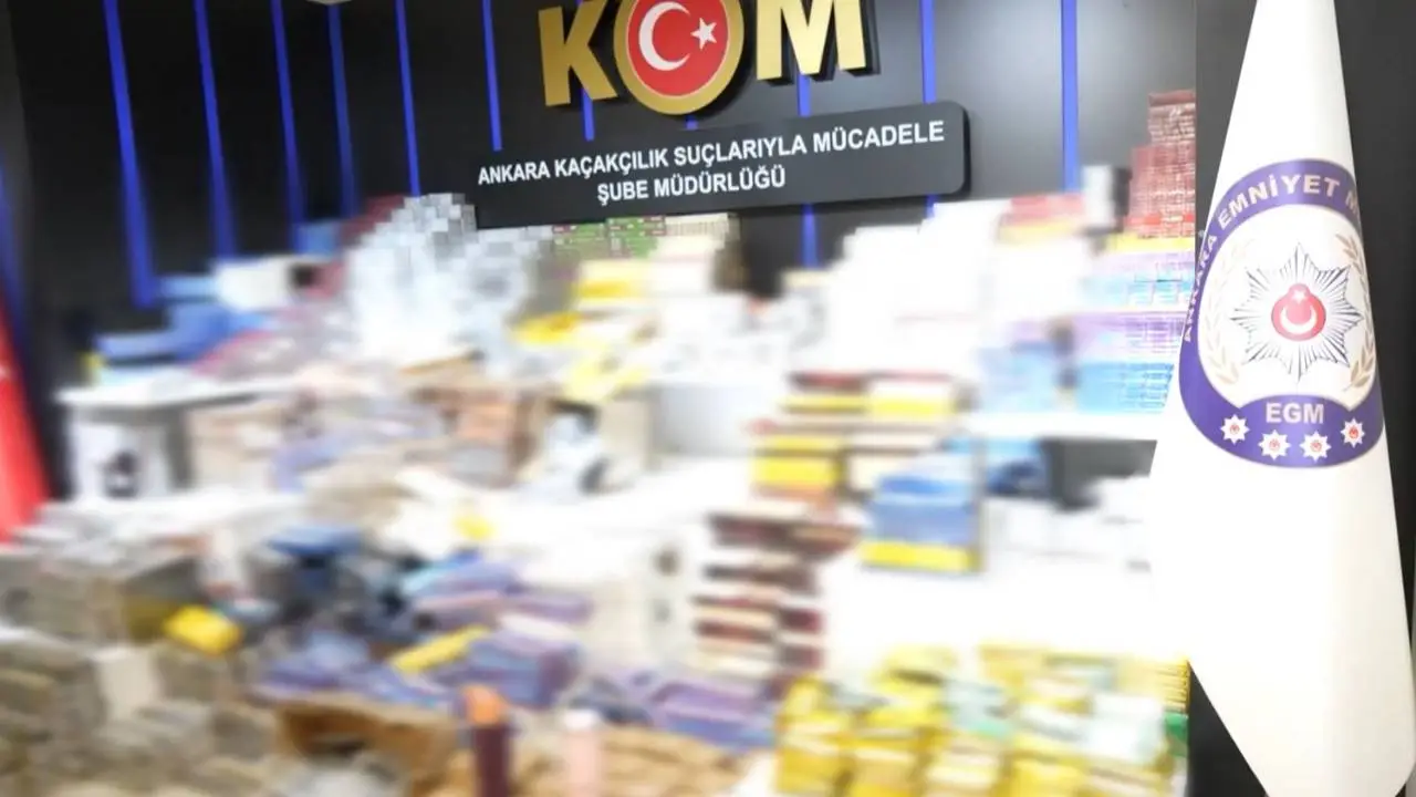 Ankara'da kaçakçılara yönelik operasyon yapıldı