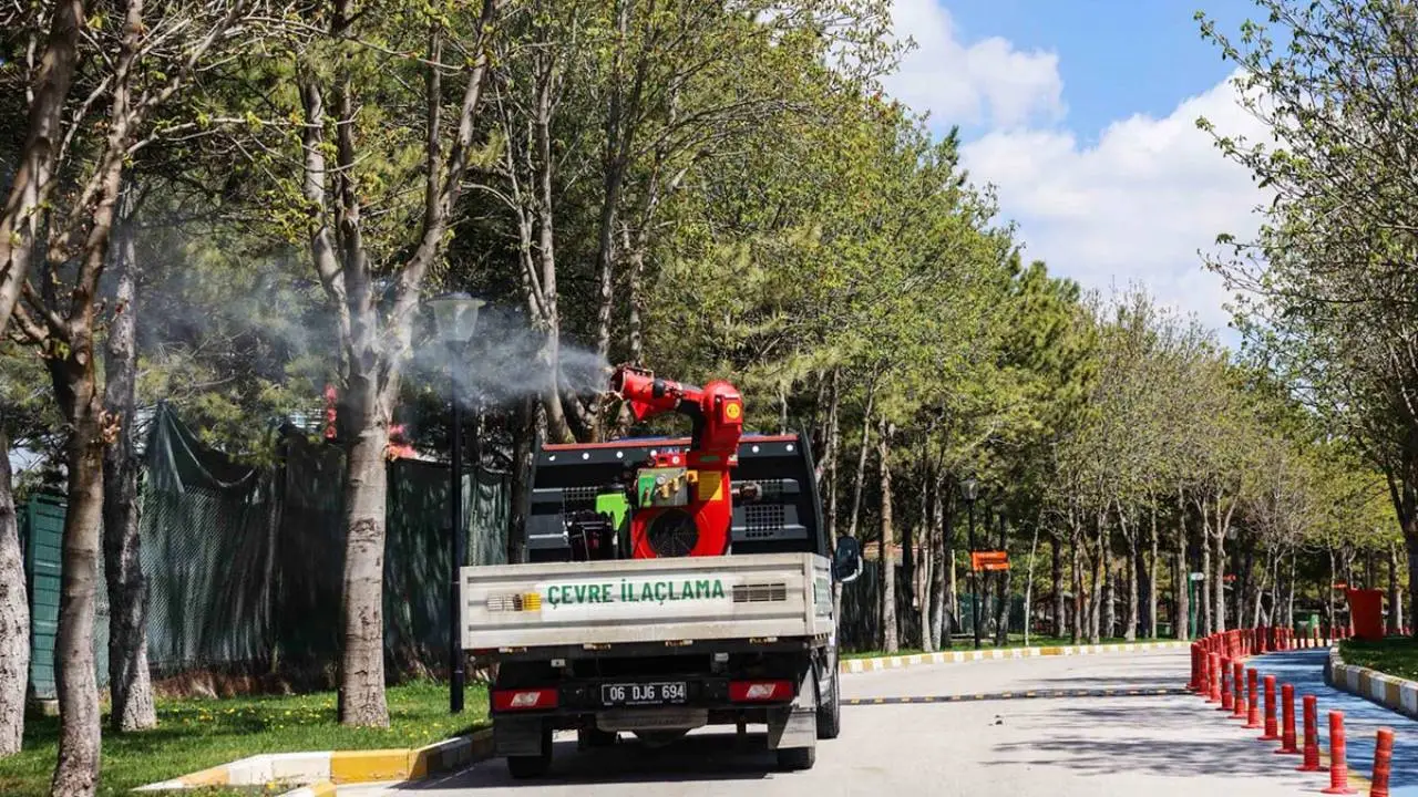 Çankaya’da yaz dönemi ilaçlama seferberliği başladı