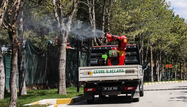 Çankaya’da yaz dönemi ilaçlama seferberliği başladı