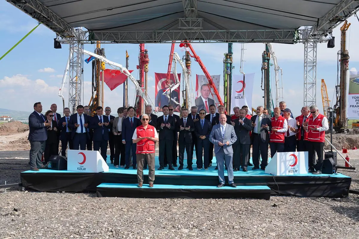 Çubuk’ta Türk Kızılay Plazma İlaç Tesisi temeli atıldı