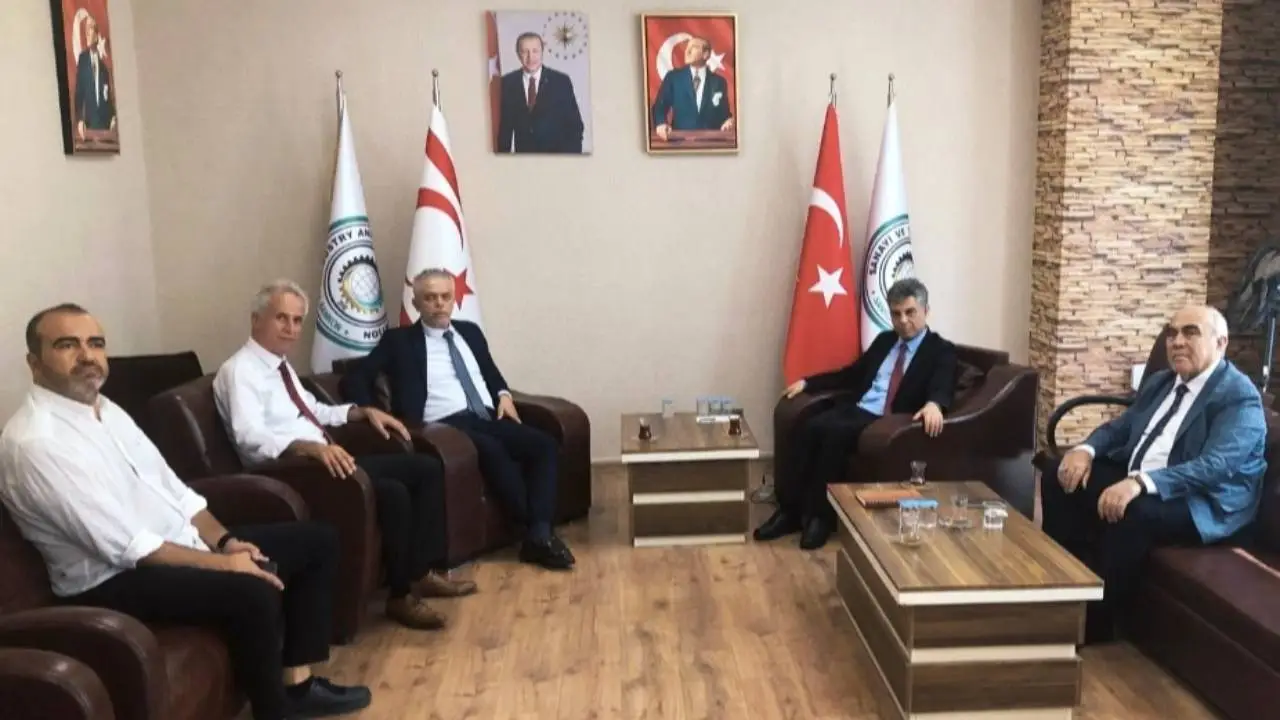 KKTC'nin Ankara Büyükelçisi Korukoğlu'ndan SANKON'a ziyaret