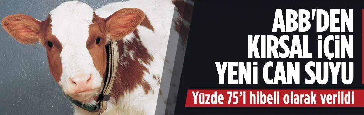 ABB'den kırsal için yeni can suyu...