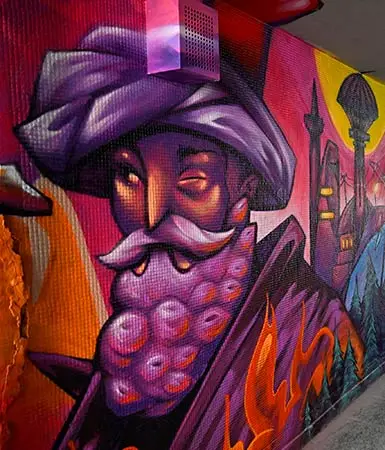 Farabi Alt Geçidi açık hava galerisi oldu