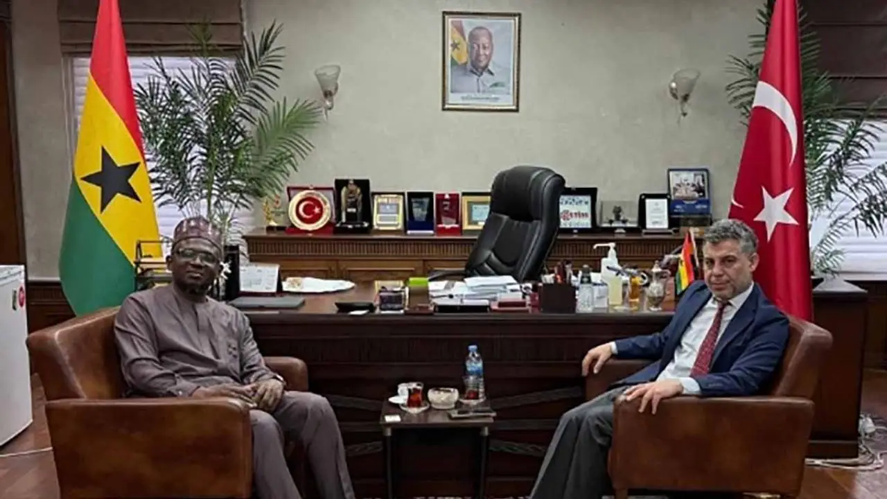SANKON'dan Gana Cumhuriyeti Ankara Büyükelçisine ziyaret