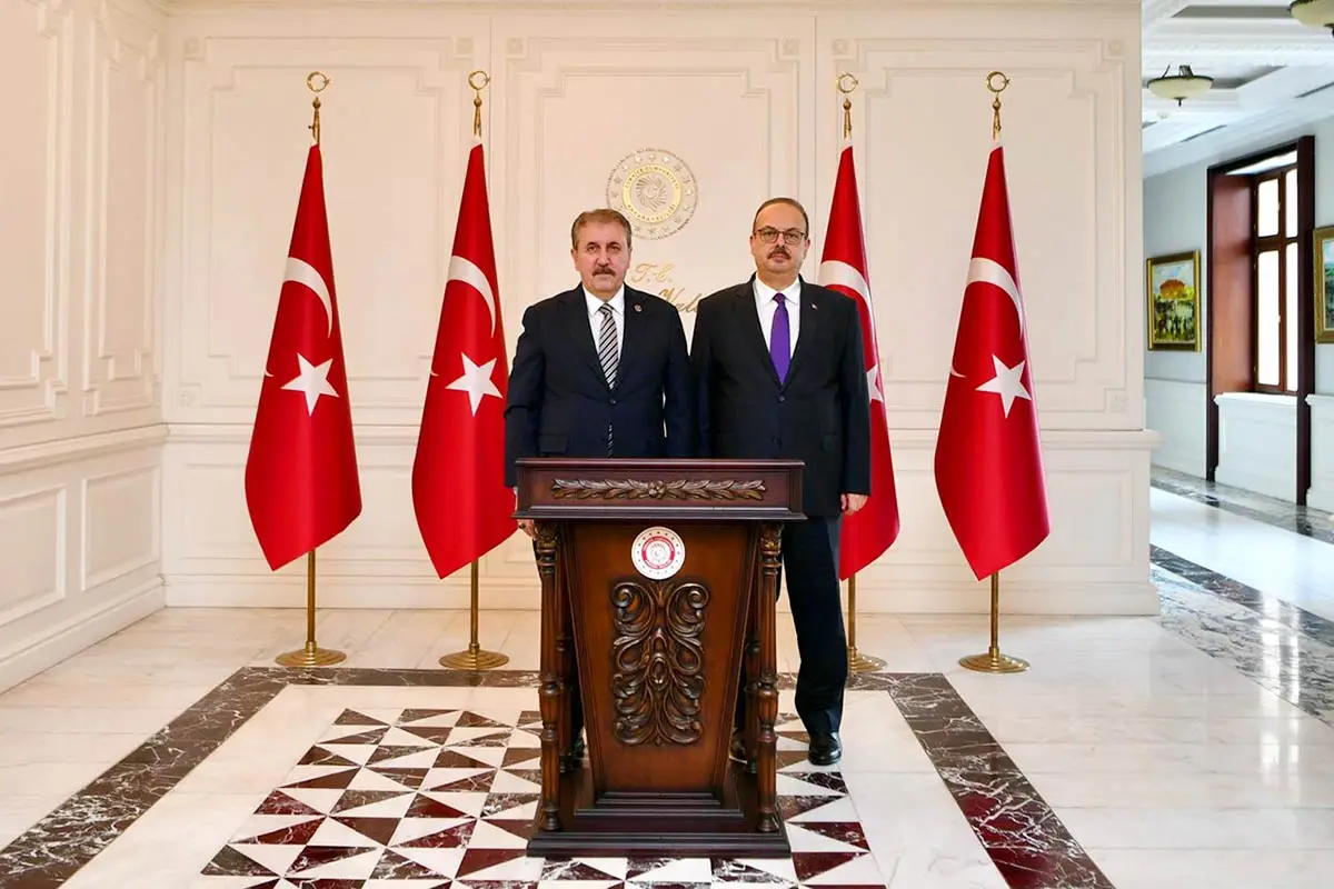 Mustafa Destici'den Ankara Valisi Yakup Canpolat'a ziyaret