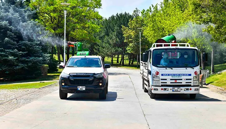 ABB 25 ilçede haşere ilaçlamasını yaz boyu sürdürecek