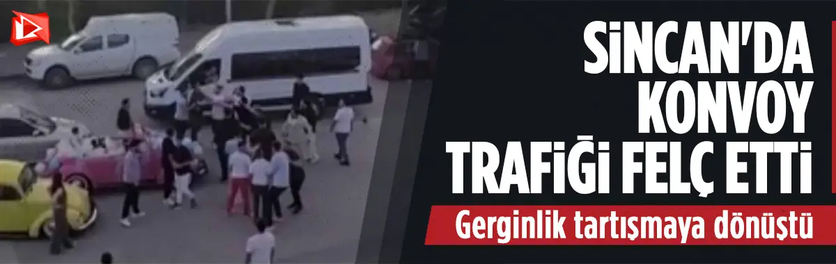 Ankara'da trafiği felç eden sünnet konvoyu