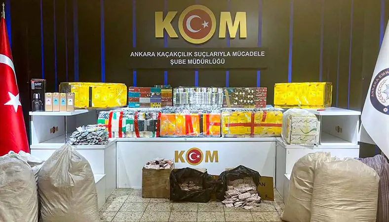 Ankara'da kaçakçılıkla mücadele sürüyor