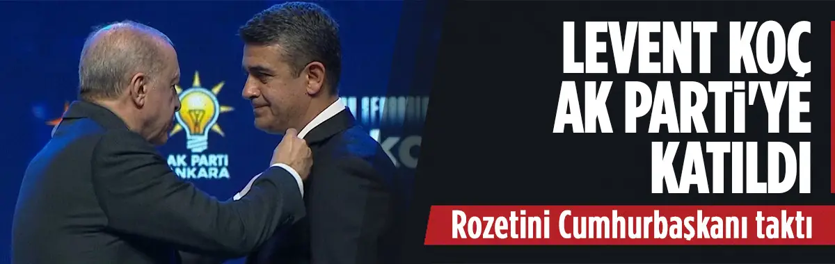 Haymana Belediye Başkanı Levent Koç, AK Parti'ye geçti