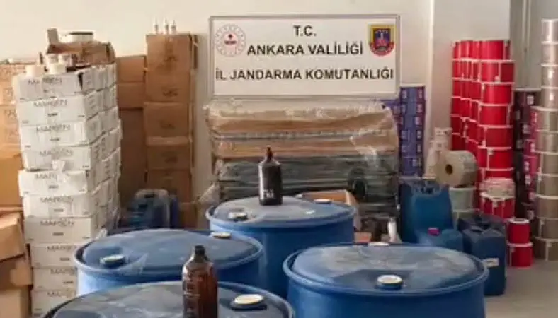 Yenimahalle'de 10 milyon liralık sahte kozmetik operasyonu