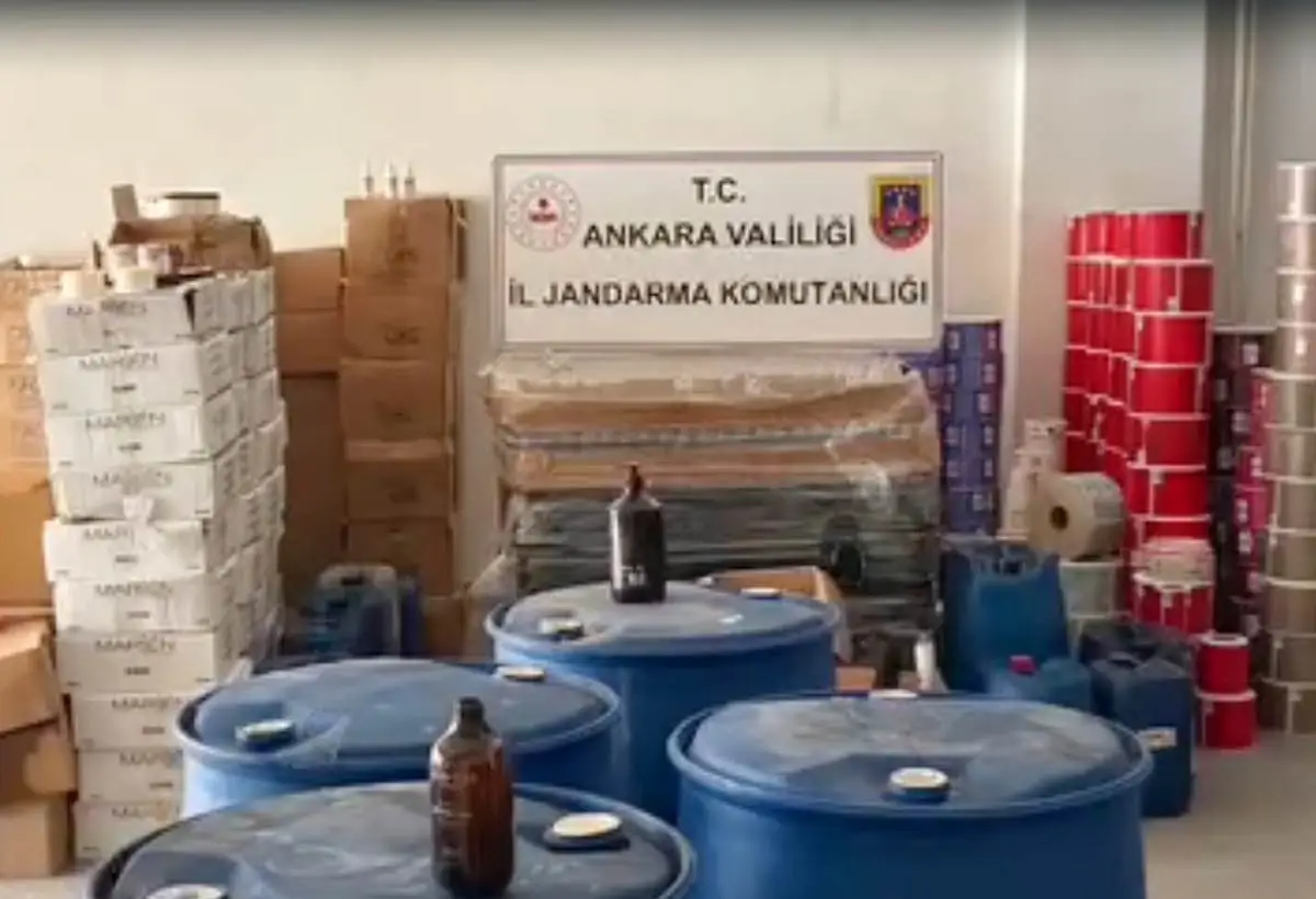 Yenimahalle'de 10 milyon liralık sahte kozmetik operasyonu