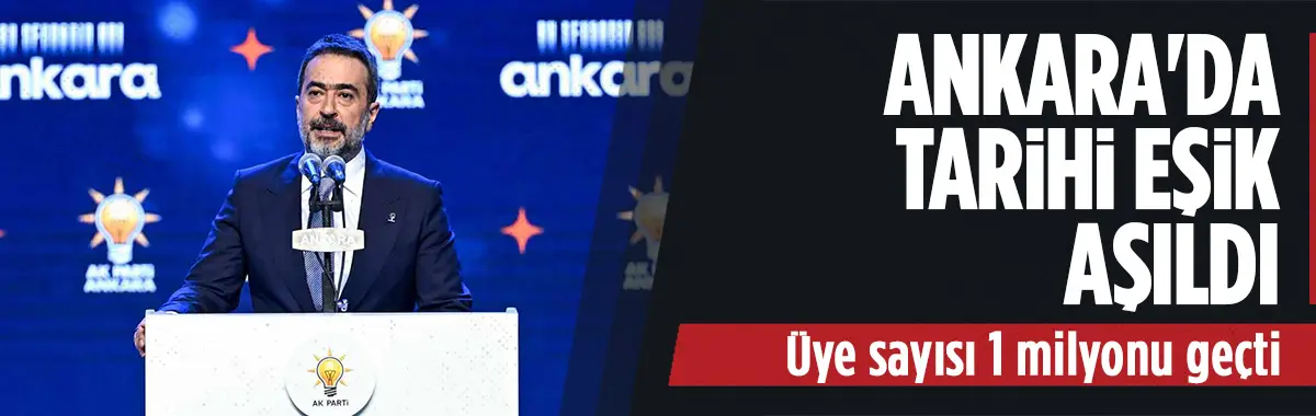 AK Parti Ankara'da tarihi eşiği aştı...