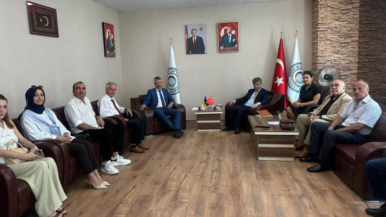 Ukrayna'nın Ankara Büyükelçiliği'nden SANKON'a ziyaret