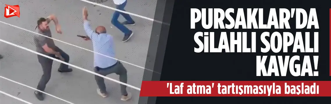 Ankara Pursaklar’da silahlı ve sopalı kavga: 2 yaralı