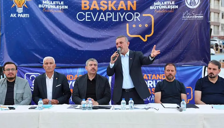Sincan’da Başkan Ercan Saraycık sakinleriyle buluştu
