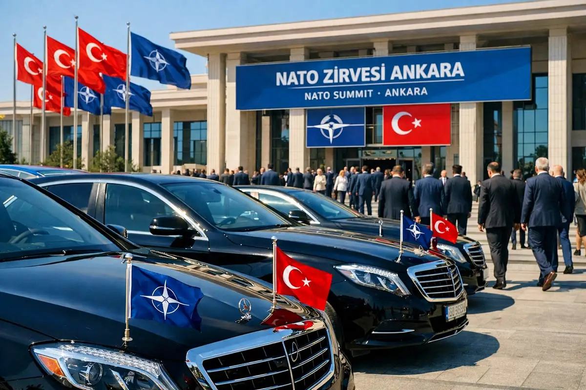 AI tarafından üretilen temsili haber görseli – NATO Zirvesi, Ankara.