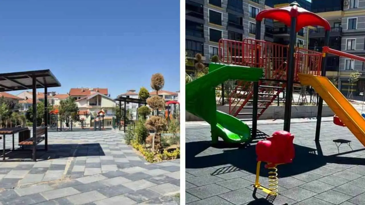 Şereflikoçhisar'ın parkları yenileniyor